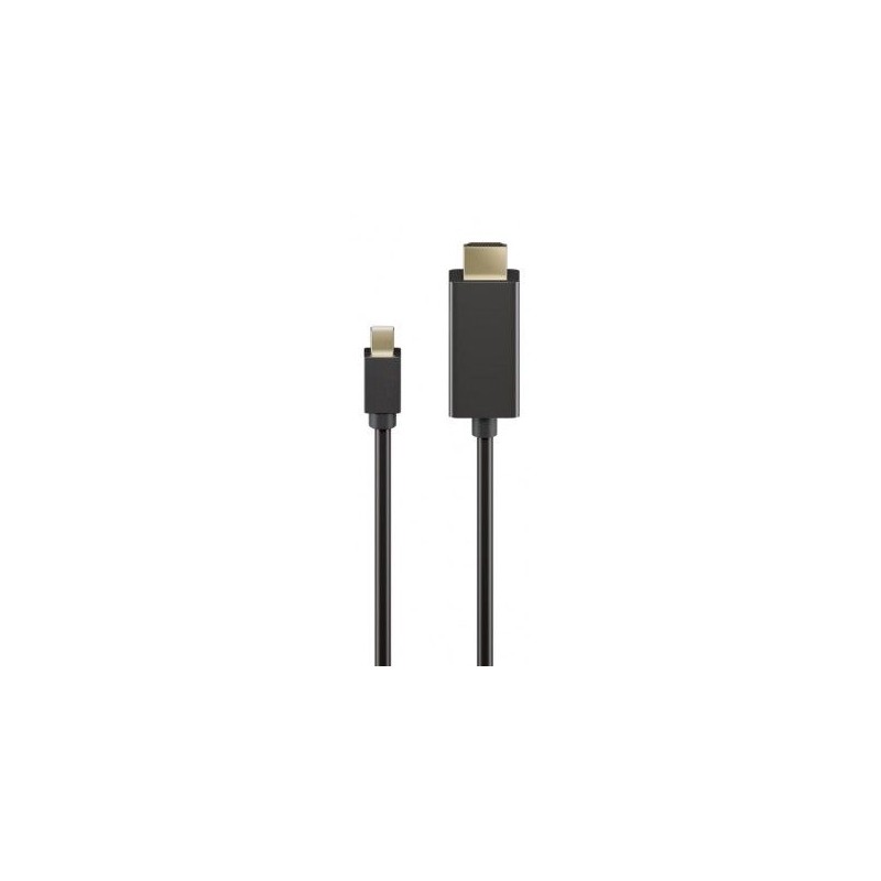 CABLE MINIDP M-HDMI M 3M NEGRO 4K@60Hz
