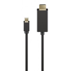 CABLE MINIDP M-HDMI M 2M...