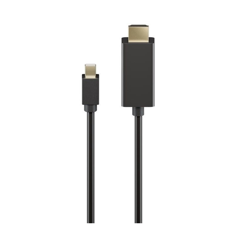 CABLE MINIDP M-HDMI M 2M NEGRO 4K@60Hz