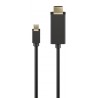 CABLE MINIDP M-HDMI M 2M NEGRO 4K@60Hz