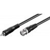 CABLE RG59 BNC M-RCA M 2MTS NEGRO