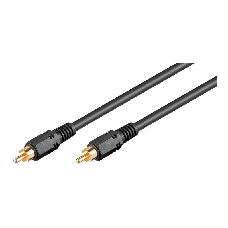 CABLE 1xRCA M-M 20MTS VIDEO NEGRO