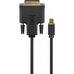 CABLE MINIDP M-DVI M 3M NEGRO 4K Ver.1.2