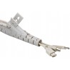 TUBO CUBRE CABLES 20mmX2,5M GRIS+Aplica