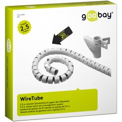 TUBO CUBRE CABLES 20mmX2,5M GRIS+Aplica