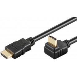 CABLE HDMI M Recto-M Codo 4K 0,5M (270º)