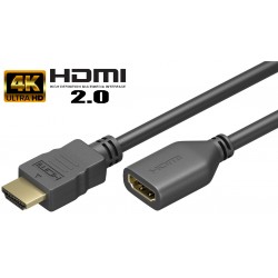 CABLE HDMI M-H 4K 2.0 1,5M NEGRO PROLONG