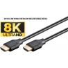 CABLE HDMI M-M 8K 1M ETHERNET NEGRO 2.1