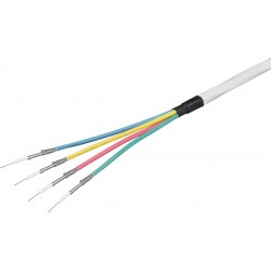 CABLE 4 x RG59 (4 COAXIALES 75Ohm)BLANCO