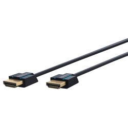 CABLE HDMI M-M 4K 2M AZUL SLIM Clicktron
