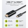 CABLE USB C M-HDMI M 3M 4K60Hz
