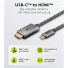CABLE USB C M-HDMI M 3M 4K60Hz NYLON