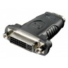 ADAPTADOR HDMI HEMBRA-DVI-D HEMBRA NIKEL