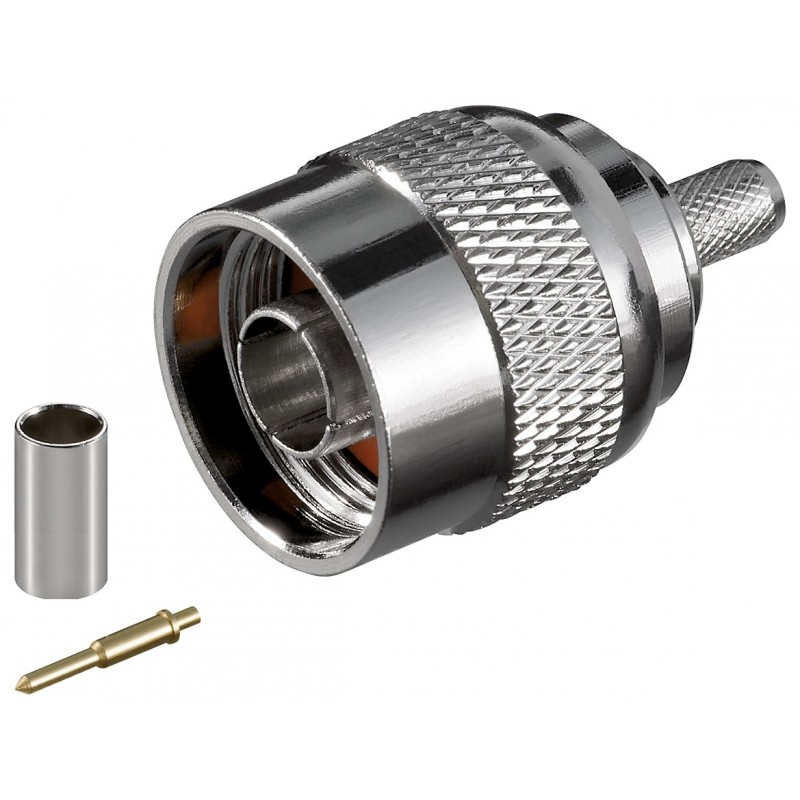 CONECTOR N MACHO RG58 CRIMPAR 5,2mm