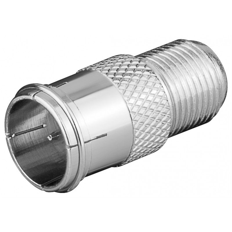 ADAPTADOR F MACHO F HEMBRA RECTO 180º ZI