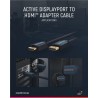 CABLE DISPLAYPORT M-HDMI MACHO 2M 4K60 c