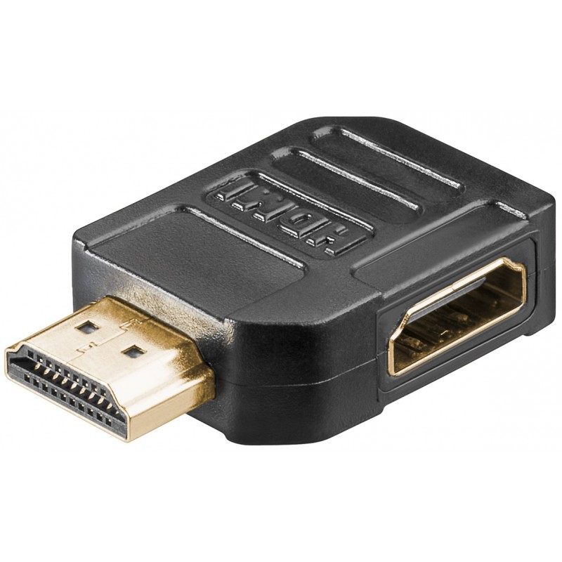 ADAPTADOR HDMI M-H CODO LATERAL 270º 4K