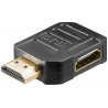 ADAPTADOR HDMI M-H CODO LATERAL 270º 4K