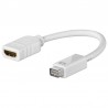 ADAPTADOR HDMI HEMBRA-MINI DVI 15cm BLAN