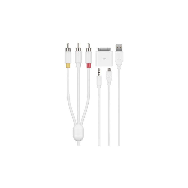 CABLE APPLE IPHONE 30P a VIDEO+AUDIO RCA