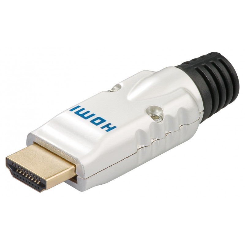 CONECTOR HDMI MACHO SOLDAR + CARCASA MET