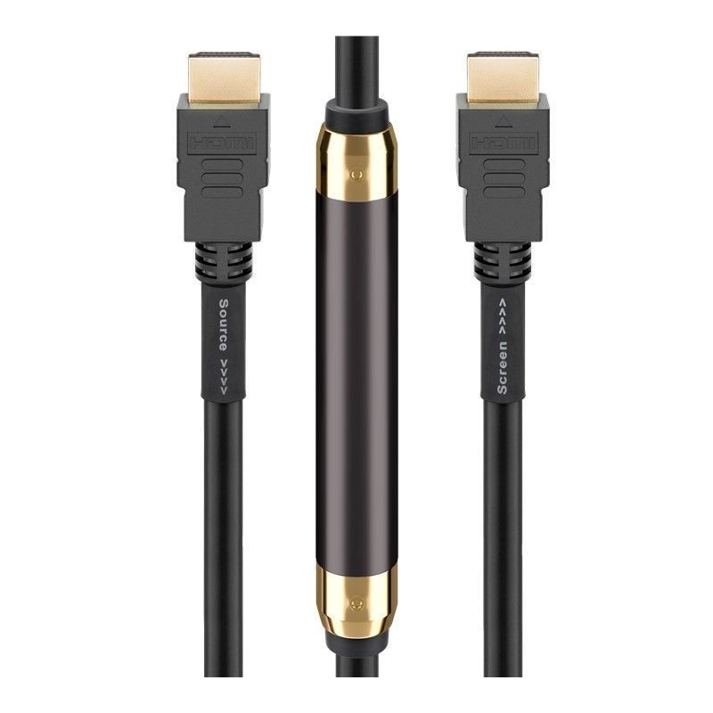 CABLE HDMI M-M V.2.0 30M AMPLIFICADO 4K