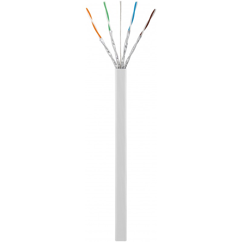 CABLE FTP CAT7 PLANO FLEXIBLE BLANCO LSZ
