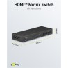 SWITCH HDMI 4 ENTRADAS 2 SALIDAS+MA 4K30