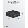 SWITCH HDMI 2 ENTRADAS 1 SALIDA "BOTON"