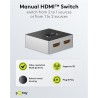 SWITCH HDMI 2 ENTRADAS 1 SALIDA "BOTON"