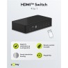 SWITCH HDMI 4 ENTRADAS 1 SALIDA+MANDO 4K