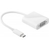 ADAPTADOR USB C M- VGA H BLANCO 15cm