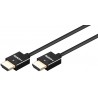 CABLE HDMI M-M 8K 0,5M NEGRO SLIM
