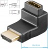 ADAPTADOR HDMI M-H CODO 90º BAJO PERFIL