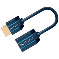 CABLE HDMI M-H 0,1M 4K@60 CLICKTRONIC
