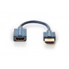 CABLE HDMI M-H 0,1M 4K@60 CLICKTRONIC