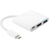 ADAPTADOR USB C M-HDMI H+3USB3.0+USB C