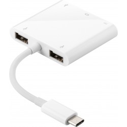 ADAPTADOR USB C M-HDMI H+3USB3.0+USB C