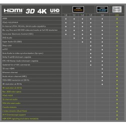 CABLE HDMI M-M 4K 6M ETHERNET PREMIUM2.0