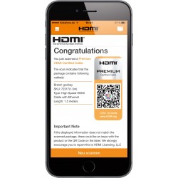 CABLE HDMI M-M 4K 6M ETHERNET PREMIUM2.0