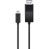 CABLE USB C M-DISPLAYPORT M 1,2M 4K@60Hz