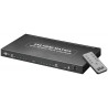 SWITCH HDMI 4 ENTRADAS 2 SALIDAS+MANDO4K