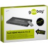SWITCH HDMI 4 ENTRADAS 2 SALIDAS+MANDO4K