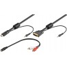 CABLE HDMI M-DVI-D 18+1 M 2MTS + AUDIO
