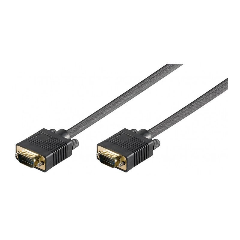 CABLE VGA M-M 0,8MTS NEGRO