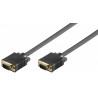 CABLE VGA M-M 0,8MTS NEGRO