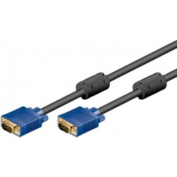 CABLE VGA M-M 3MTS CARCASA AZUL