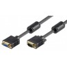 CABLE VGA M-H 15MTS NEGRO CON FERRITA