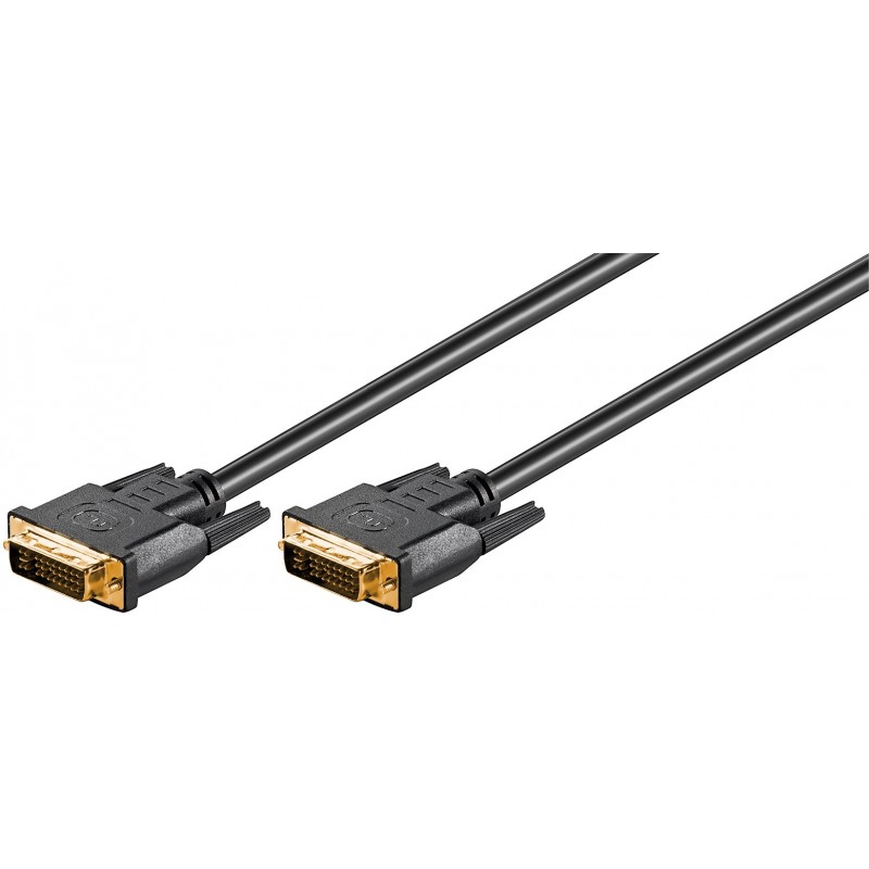 CABLE DVI-I (24+5) M-M DUAL LINK 2M ORO