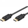 CABLE DISPLAYPORT M-M 3MTS NEGRO v1.1